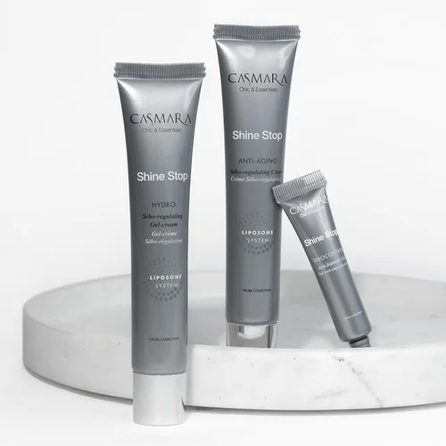 Shine stop hydro sebo-regulating gel-cream - reglează excesul de sebum, curăță eficient coșurile și imperfecțiunile, reduce porii și controlează luciul pielii